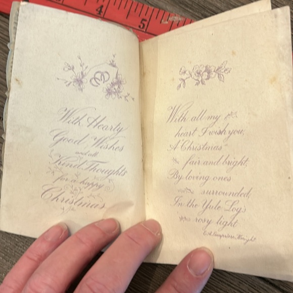 Lot vintage antique Christmas cards ephemera paper celluloid popup 3-d - Picture 7 of 16